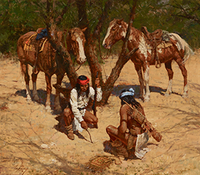 Loinclothed hobby; Obr�zek dne - the picture od the day - �awa rel - Art of Koerner W. H. D. - Art of Hovard Terpning, Find the Buffalo