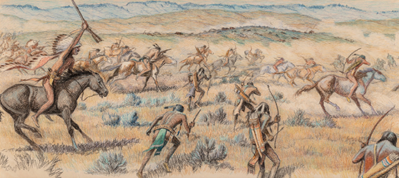 Loinclothed hobby; Obr�zek dne - the picture od the day - �awa rel - Indian attack