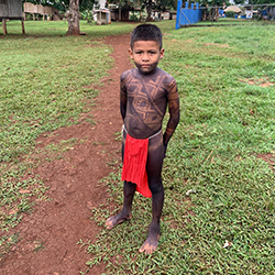 Loinclothed hobby; Obr�zek dne - the picture od the day - �awa rel -  Embera boy