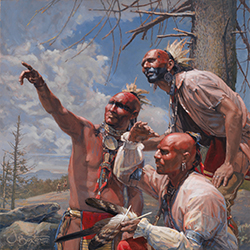 Loinclothed hobby; Obr�zek dne - the picture od the day - �awa rel -  Art of Terry James, Beneath's An Eagles Nest