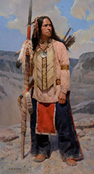 Loinclothed hobby; Obr�zek dne - the picture od the day - �awa rel -  Art of Tom Browning, Sacred Voice