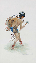 Loinclothed hobby; Obr�zek dne - the picture od the day - �awa rel -  Art of Olaf Carl Seltzer, Sun Dancer 