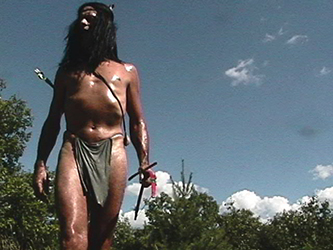 Loinclothed hobby; Obr�zek dne - the picture od the day - �awa rel -  Pawnee aka native american warrior ~ 4/5, Warm summer