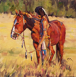 Loinclothed hobby; Obr�zek dne - the picture od the day - �awa rel - Art of Rick Kennington, Reverence