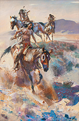 Loinclothed hobby; Obr�zek dne - the picture od the day - �awa rel - Art of Guy Manning, Pursued 