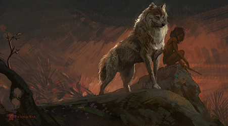 Loinclothed hobby; Obr�zek dne - the picture od the day - �awa rel - The Jungle Book Concept Art, Art of Vance Kovacs