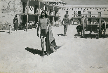 Loinclothed hobby; Obr�zek dne - the picture od the day - �awa rel - Art of Edwin Willard Deming, The War Song