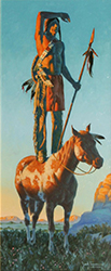 Loinclothed hobby; Obr�zek dne - the picture od the day - �awa rel - Art of Jack Hines,  The Lookout