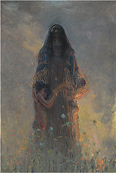 Loinclothed hobby; Obr�zek dne - the picture od the day - �awa rel - Art of Ernest Chiriacka,  The Spirit Healer