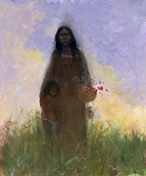 Loinclothed hobby; Obr�zek dne - the picture od the day - �awa rel - Art of Ernest Chiriacka,  The Spirit Healer