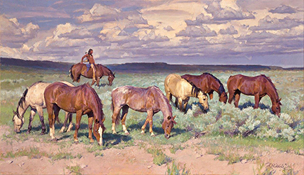 Loinclothed hobby; Obr�zek dne - the picture od the day - �awa rel - Art of R.S. Riddick, Lakota Guardian