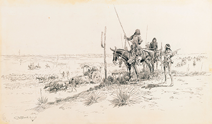 Loinclothed hobby; Obr�zek dne - the picture od the day - �awa rel - Art of Frank Victoria, Iroquois and Wendigo 
