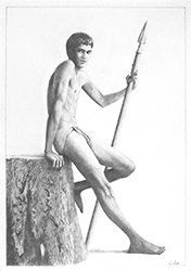 Loinclothed hobby; Obr�zek dne - the picture od the day - �awa rel - Art of Frank Victoria, Iroquois and Wendigo 