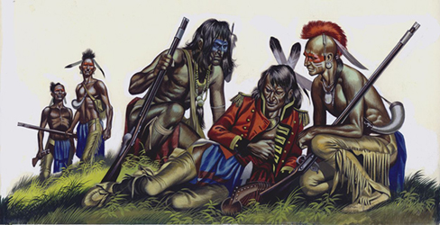 Loinclothed hobby; Obr�zek dne - the picture od the day - �awa rel - Art of Ron Embleton