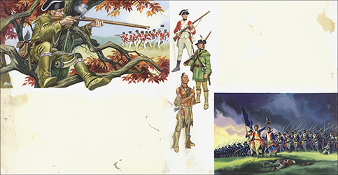Loinclothed hobby; Obr�zek dne - the picture od the day - �awa rel - The War of 1812 - Redcoats and French Civil War