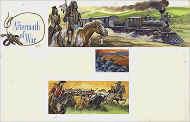 Loinclothed hobby; Obr�zek dne - the picture od the day - �awa rel - Art of Ron Embleton, The Winning of the West - Aftermath of War