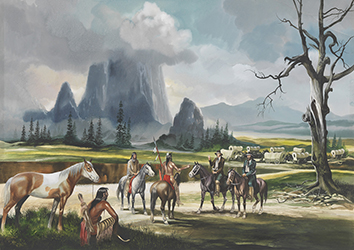 Loinclothed hobby; Obr�zek dne - the picture od the day - �awa rel - Art of Ron Embleton, The Winning of the West - The Oregon Trail - Part II