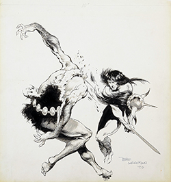 Loinclothed hobby; Obr�zek dne - the picture od the day - �awa rel - Art of Bernie Wrightson, Conan Try-Out 