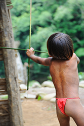 Loinclothed hobby; Obr�zek dne - the picture od the day - �awa rel - The Art of V�ctor Santamar�a - indigenous people, Panama 