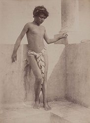 Loinclothed hobby; Obr�zek dne - the picture od the day - �awa rel - Wilhelm von Gloeden, Sicilian boy 
