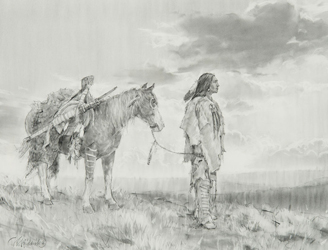 Loinclothed hobby; Obr�zek dne - the picture od the day - �awa rel - The Long Journey Home, Art of R.S. Riddick