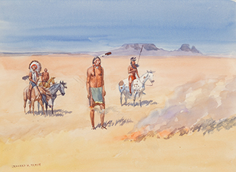 Loinclothed hobby; Obr�zek dne - the picture od the day - �awa rel - Art of Leonard Howard Reedy