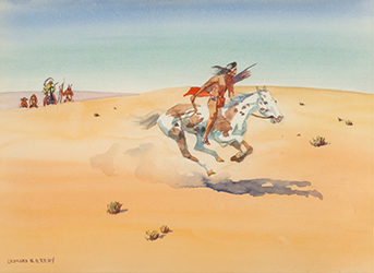 Loinclothed hobby; Obr�zek dne - the picture od the day - �awa rel - Art of Leonard Howard Reedy
