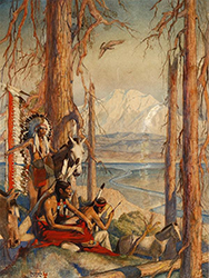 Loinclothed hobby; Obr�zek dne - the picture od the day - �awa rel - Red is their favourite color - Art by Hernando G. Villa