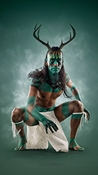 Loinclothed hobby; Obr�zek dne - the picture od the day - �awa rel - Mayan warrior, Art by georgekev (?)