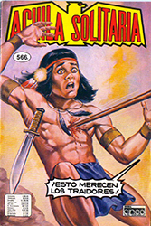 Loinclothed hobby; Obr�zek dne - the picture od the day - �awa rel - Portada Comics. Aguila Solitaria. Cinco 566.