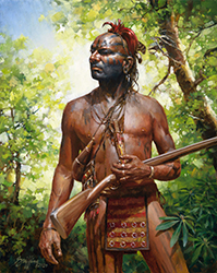 Loinclothed hobby; Obr�zek dne - the picture od the day - �awa rel -  Art of Robert Griffing, Waiting for the Storm 