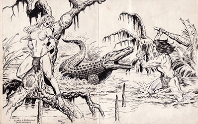 Loinclothed hobby; Obr�zek dne - the picture od the day - �awa rel -  Art of  Elmer E. Esquivias