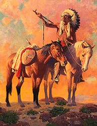 Loinclothed hobby; Obr�zek dne - the picture od the day - �awa rel -   Art of David Mann,   Nomad Tribute