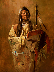 Loinclothed hobby; Obr�zek dne - the picture od the day - �awa rel -   Art of Howard A. Terpning, Status Symbols
