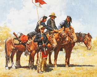 Loinclothed hobby; Obr�zek dne - the picture od the day - �awa rel -   Art of Howard A. Terpning, Army Regulations