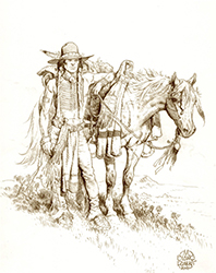 Loinclothed hobby; Obr�zek dne - the picture od the day - �awa rel -  Art of Michel Blanc-Dumont