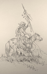 Loinclothed hobby; Obr�zek dne - the picture od the day - �awa rel -  Art of Michel Blanc-Dumont