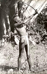 Loinclothed hobby; Obr�zek dne - the picture od the day - �awa rel -   Photograph Album, British Honduras, taken by Father H.S.P. Warren