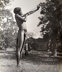 Loinclothed hobby; Obr�zek dne - the picture od the day - �awa rel -   Photograph Album, British Honduras, taken by Father H.S.P. Warren