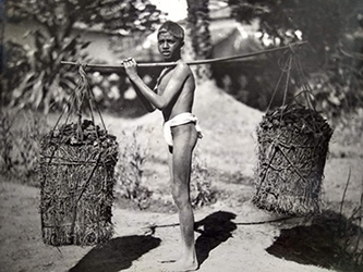 Loinclothed hobby; Obr�zek dne - the picture od the day - �awa rel -   Photograph Album, British Honduras, taken by Father H.S.P. Warren