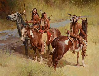 Loinclothed hobby; Obr�zek dne - the picture od the day - �awa rel -  Z.S. Liang, The Blue Coats are Coming this Way