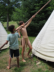 Loinclothed hobby; Obr�zek dne - the picture od the day - �awa rel -   indian summer camp
