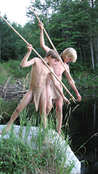 Loinclothed hobby; Obr�zek dne - the picture od the day - �awa rel -   indian summer camp