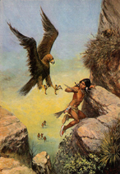 Loinclothed hobby; Obr�zek dne - the picture od the day - �awa rel -  Art of  Hans G. Kresse (?) 