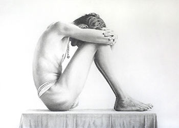 Loinclothed hobby; Obr�zek dne - the picture od the day - �awa rel - Art of Dennis Candy, Flandrin pose