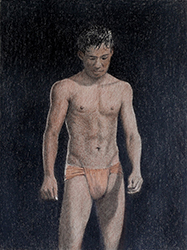 Loinclothed hobby; Obr�zek dne - the picture od the day - �awa rel - Art of Dennis Candy, Indian Kushti Wrestler