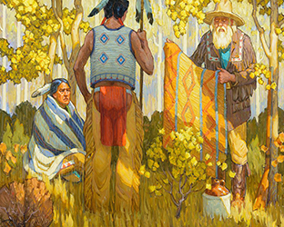 Loinclothed hobby; Obr�zek dne - the picture od the day - �awa rel - Art of Tim Solliday, Trading in the Shade