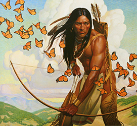 Loinclothed hobby; Obr�zek dne - the picture od the day - �awa rel - Art of Thomas Blackshear, Single Focus