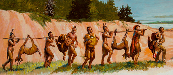 Loinclothed hobby; Obr�zek dne - the picture od the day - �awa rel -Art of Shannon Stirnweis, Squanto