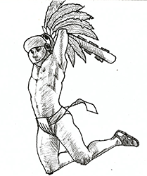 Loinclothed hobby; Obr�zek dne - the picture od the day - �awa rel -Art of Shannon Stirnweis, Squanto